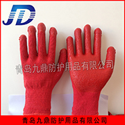 批发防护用品10针棉纱线PVC浸胶手套耐油耐酸碱吸汗耐用