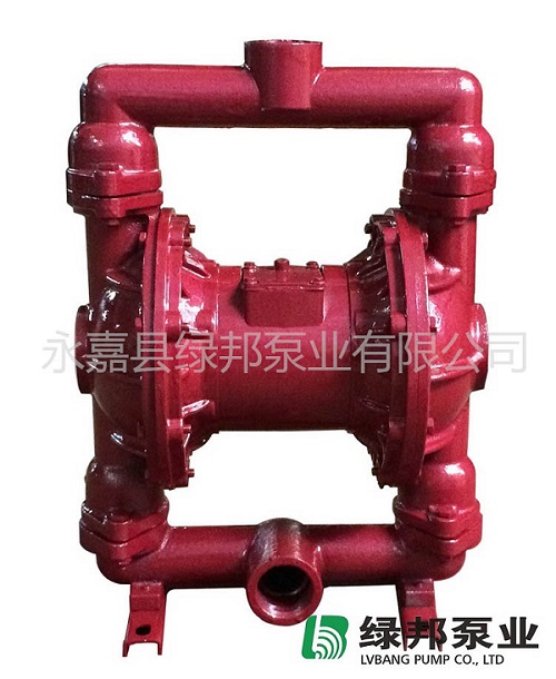 QBK-40铸铁气动隔膜泵 生产厂家 *三代双隔膜 1.5寸