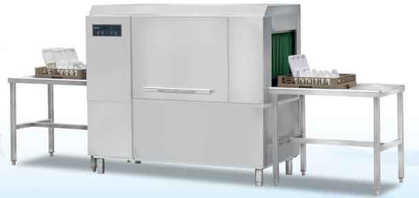 厂家供应陕西净途B16A通道式商用食堂全自动洗碗机餐具清洁消毒机