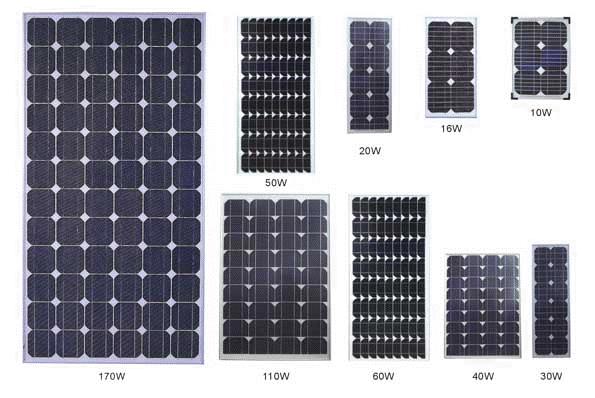 120W高效单晶太阳能电池板太阳能路灯组件