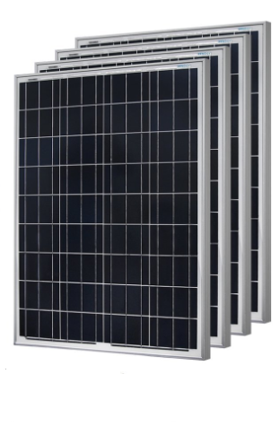 100W高效单晶太阳能电池板太阳能路灯组件