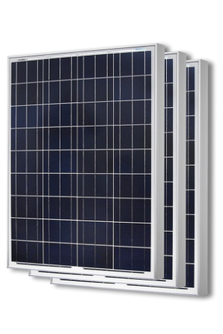 90W高转换率多晶A级组件太阳能路灯电池板