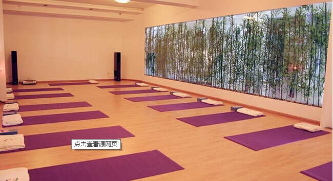 博高瑜伽教室吸音塑胶地板，舞蹈房防滑pvc地板