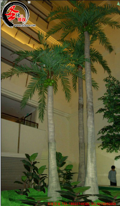 广州仿真椰子树 树干树枝制造商 玻璃钢材质 品质优良 专业设计