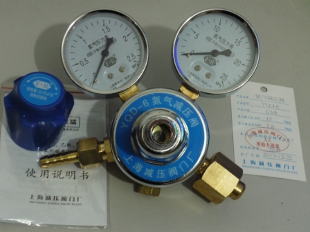 YQD-6氮气减压阀 YQD-6减压器价格，黄铜减压器，上海减压阀门厂