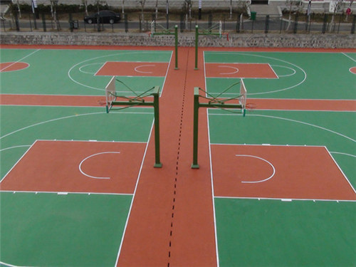 江苏塑胶篮球场施工铺设