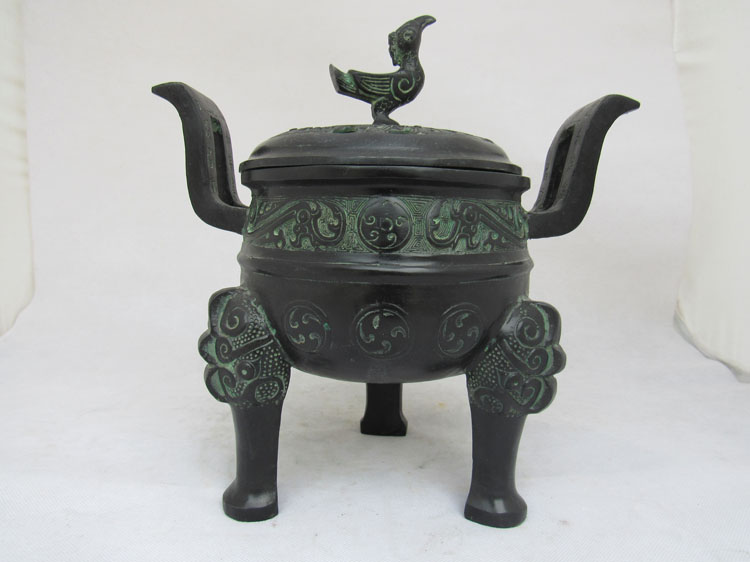 十二生肖兽首铜像 兔首铜像古玩 收藏艺术工艺品仿古青铜器摆件