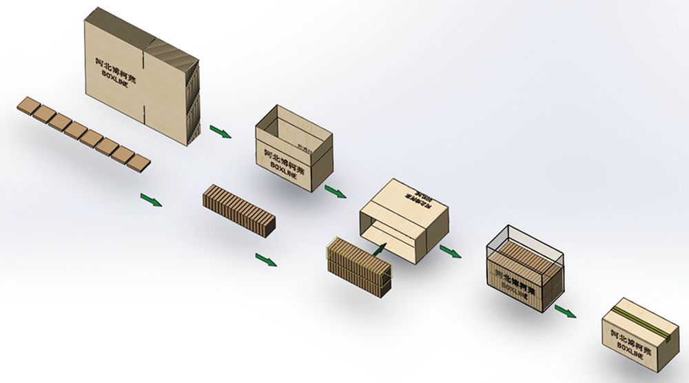 河北博柯莱供应盒自动装箱--侧推式并联装箱机