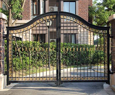 铁艺门 适用于花园铁艺门，庭院铁艺门，简洁欧式铁艺
