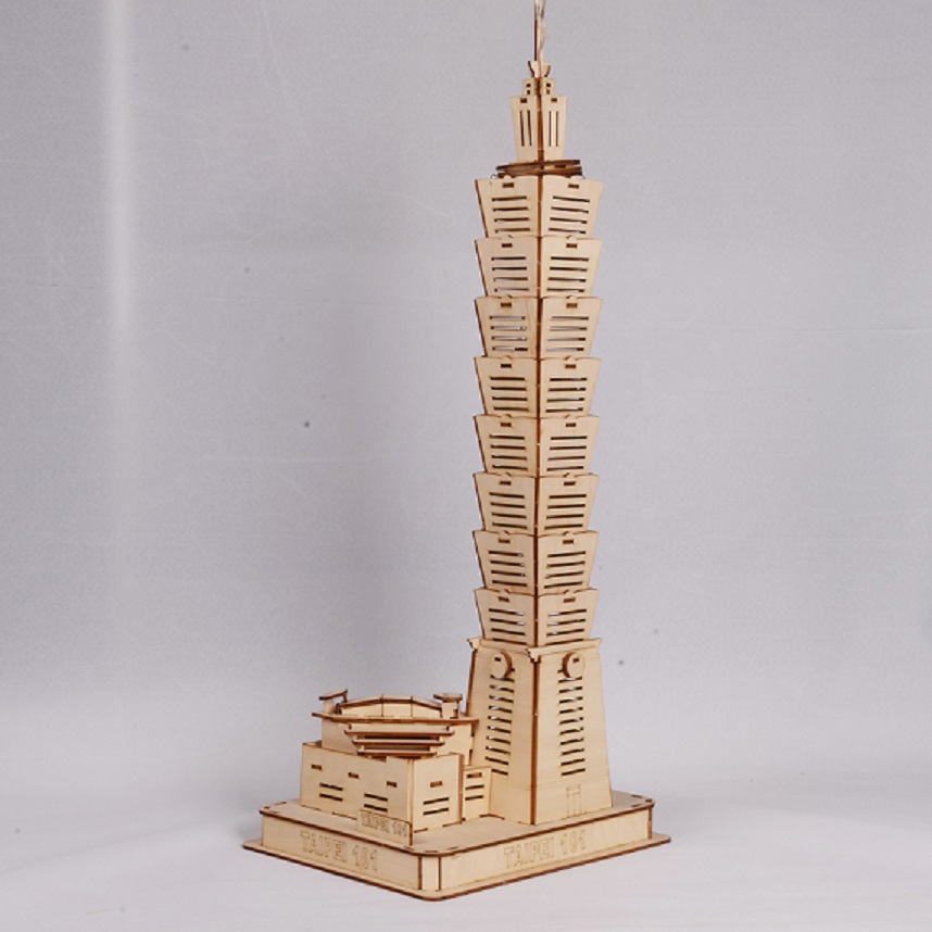 欢乐拼图 中国台北101大厦 着名建筑