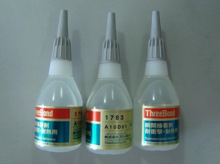 三键瞬干胶TB1781,TB1782,TB1783耐冲击性、耐热性粘接力强