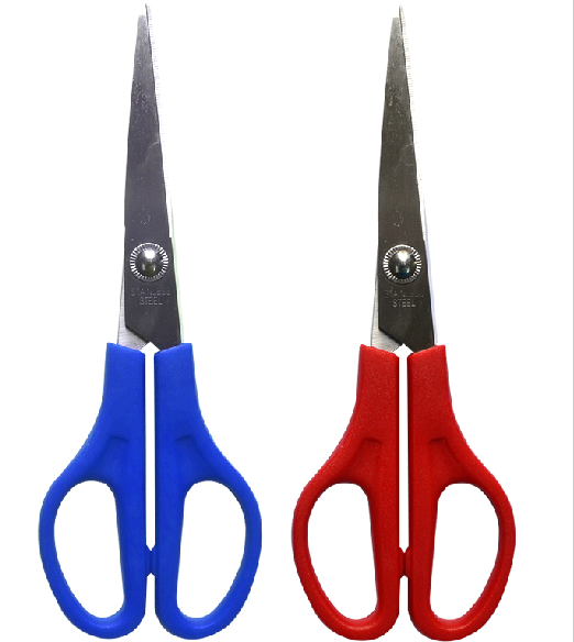 创易办公文具用品CY2712办公剪刀6寸不锈钢防锈学生手工裁剪纸刀