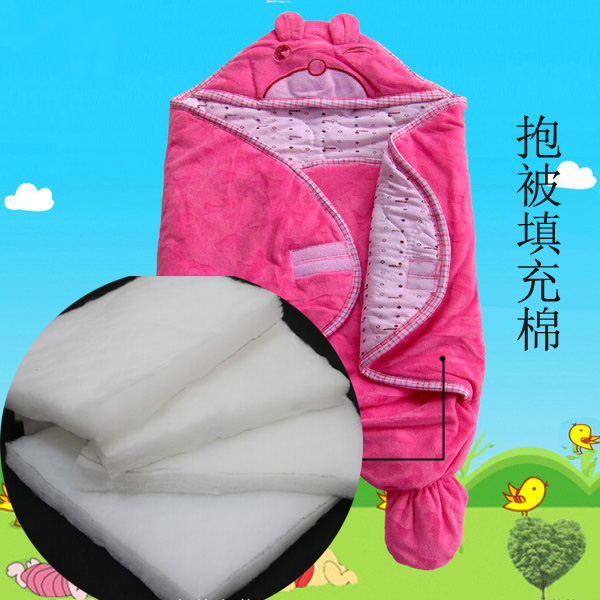 东莞洗水棉厂家专业供应婴儿抱被睡袋填充洗水棉
