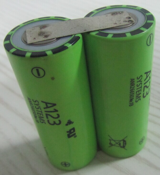 美国A123ANR26650M1B 4500mAh 磷酸铁锂电芯