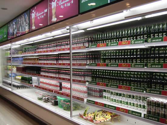 供应广西灵山超市用牛奶冷藏柜价格