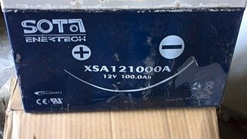 SOTA蓄电池XSA121000B现货