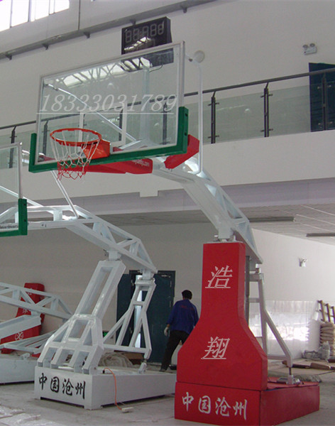 河北厂家篮球架专业电动液压篮球架可移动升降篮球架比赛训练篮球架