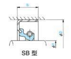 日本NOK油封SB/SB2外骨架油封-氟胶材质