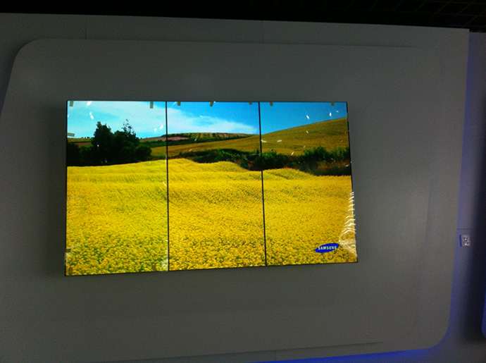 贺州大屏幕显示墙，2015贺州三星4K液晶拼接屏厂家