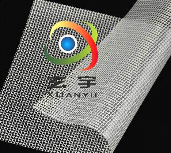厂家直供0.3mm厚度防尘防雨环保PVC透明夹网布