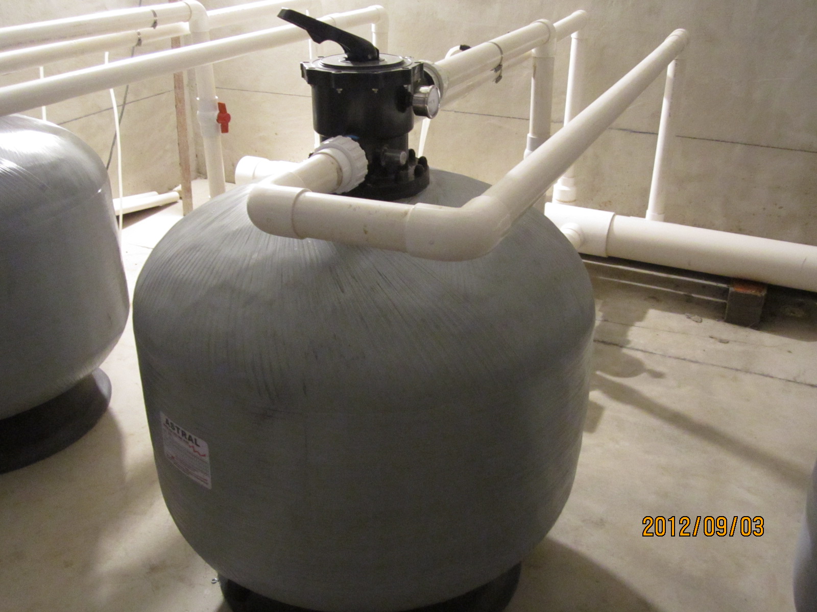 恒温池水处理设备 空气源热臭消毒设备系统