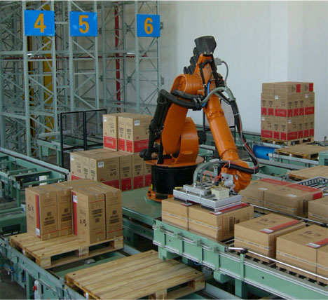 青海盐米码垛机器人厂家，新疆搬运机器人价格