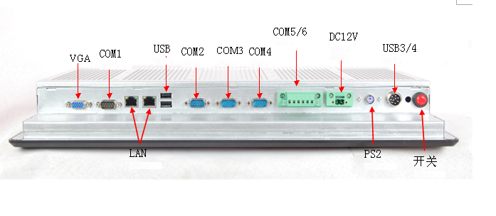 19寸宽温宽压DC12V低耗工业平板电脑