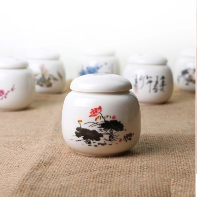 陶瓷食品罐 定做陶瓷罐子 景德镇陶瓷茶叶罐