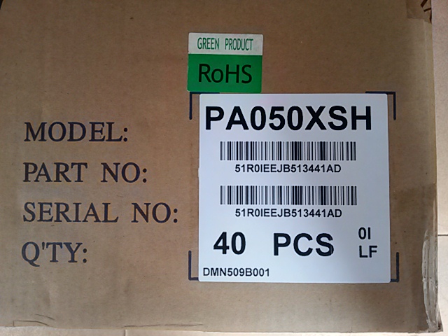 PVI/元太5.0寸原包装PA050XSH工业 安防 车载液晶屏，5张以上包邮
