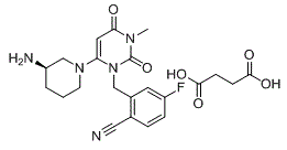 供应琥珀酸曲格列汀，CAS 号：1029877-94-8