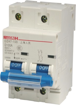 DZ15LE-100/390漏电断路器安装尺寸