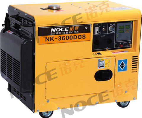 小型静音发电机|诺克NK-3600DGS