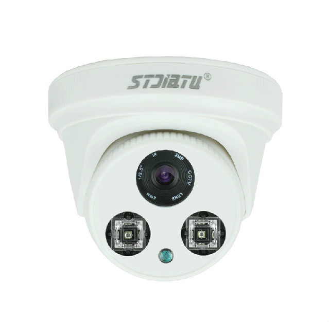 AHD监控摄像头 720P监控摄像机 数字高清监控 陶瓷封装阵列灯半球