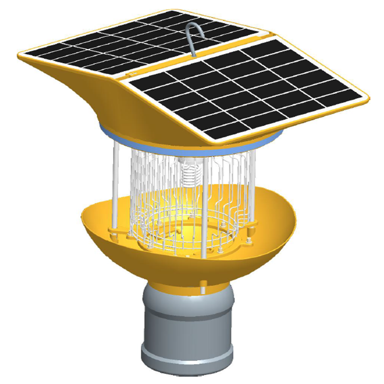 厂家供应热销便携式太阳能智能电网杀虫灯DC0601
