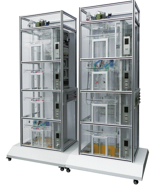 WM-ME/ED双联四层透明仿真 教学电梯模型