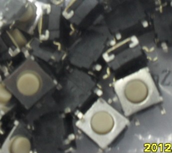 密封型表面安装B3S-1000P轻触开关 白色按键SMD