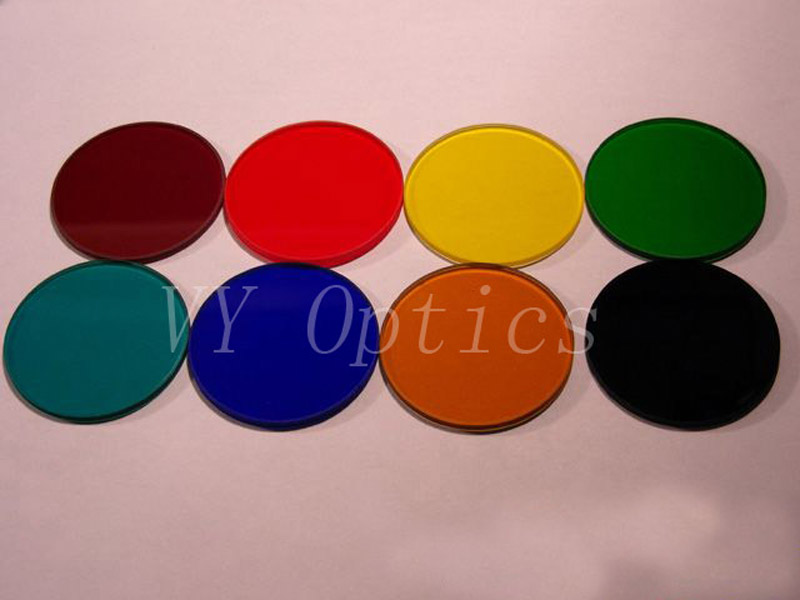 Different sizes of optical filters