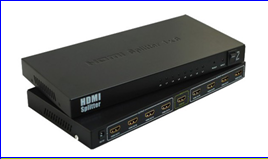HDMI分配器高清支持3D1080p分辨率1分8高清厂家供应