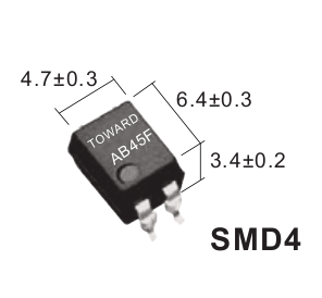 供应TOWARD AB45F）光耦继电器 SMD4