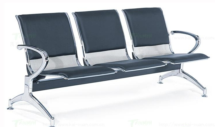 三人位连排椅不锈钢排椅办公室机场候车厅等候椅