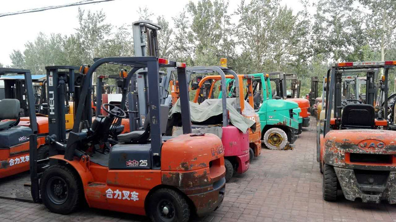 二手叉车1-45吨现货 抱夹电动侧面高门架特种叉车 天津北京河北