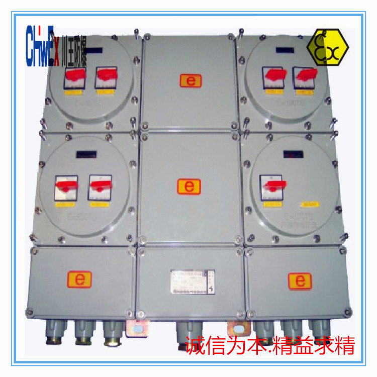 10A防爆证书铝合金配电箱BXK川王IP54/IP65控制箱