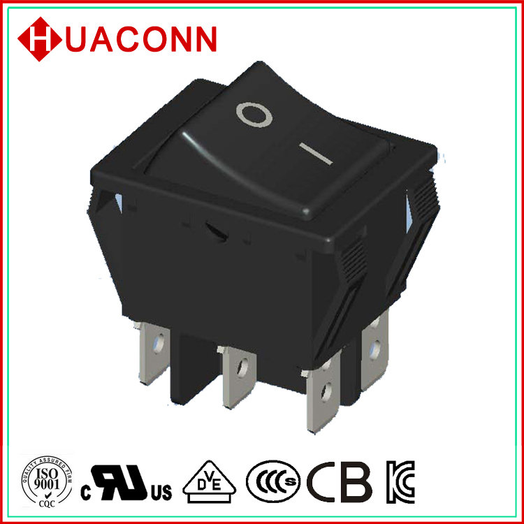 HUACONN大量供应CB认证电焊机用跷板开关