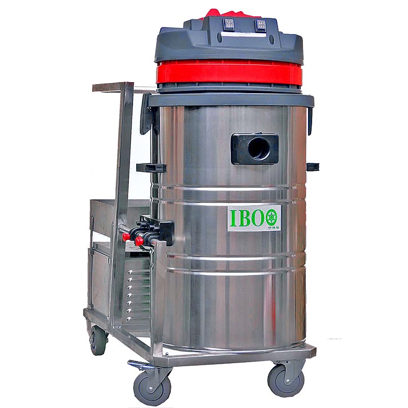 80L大容量工业吸尘器|伊博特电瓶式工业吸尘器 大车间用吸尘器