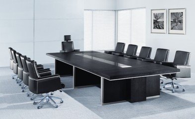 天津会议桌专业生产厂家 实木大班台会议桌 现代会议桌
