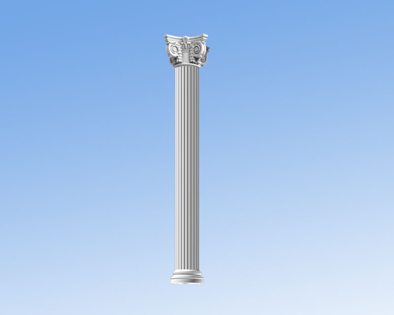 东莞骏美装饰专业生产欧式罗马柱构件安装水泥线条质量可靠价格便宜