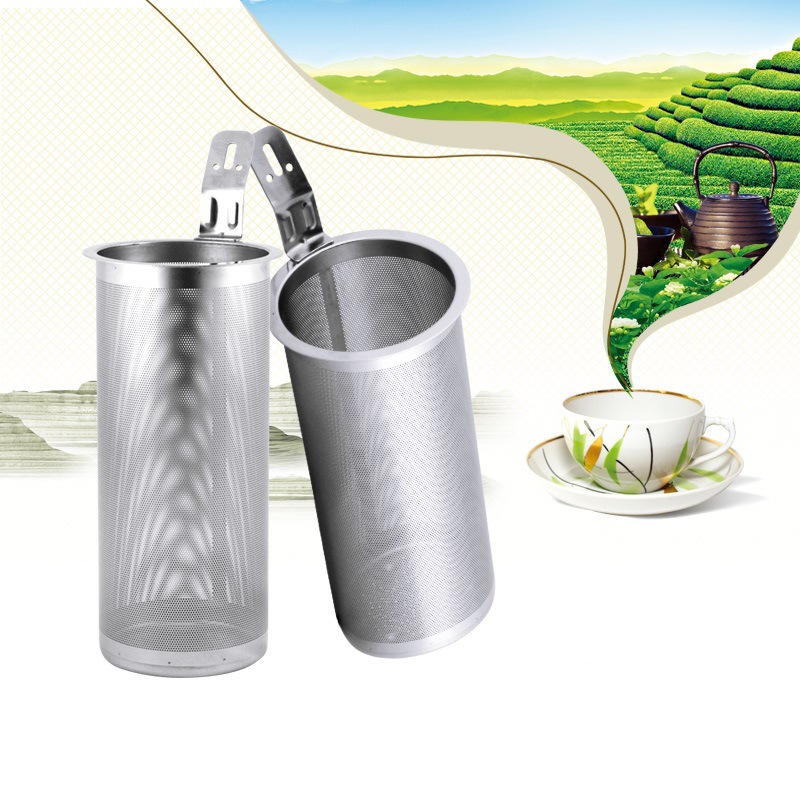 Tea infuser stainless steel porous mesh tea cup filter