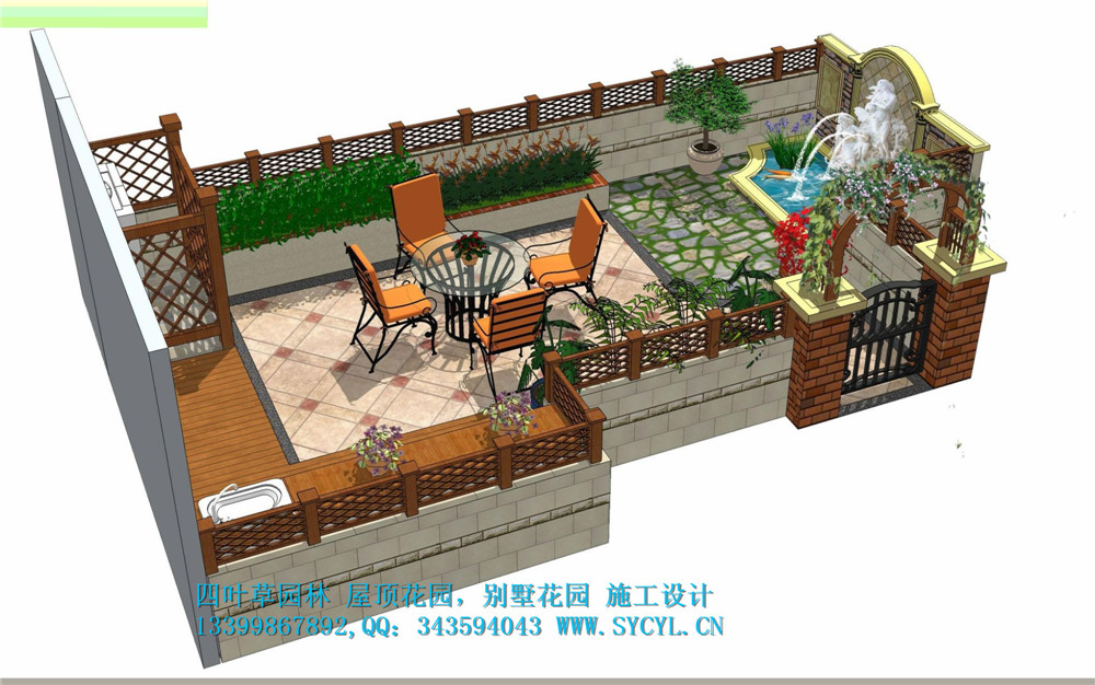 重庆屋顶花园,重庆屋顶花园设计,重庆别墅花园,重庆园林景观设计