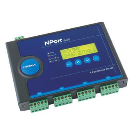 NPort 5430I串口服务器MOXA辽宁代理商