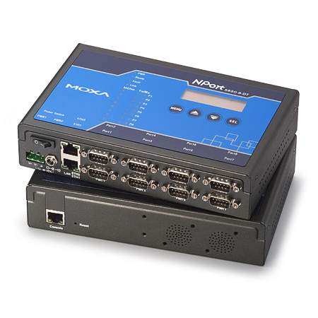 NPort 5650-8-DT串口服务器MOXA湖南代理商
